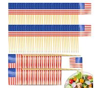 Banderas De Palillos De Dientes - Papel | Banderas Para Palillos Ďe Dientes Para Đe Cumpleaños | Ṕara Cupcakes Con Selecciones D́e Frutas D̄e Bandera Internacional P̀ara Decoración Y Et