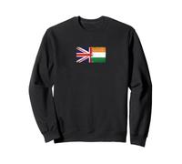 Banderas de Reino Unido e India - India británica Sudadera