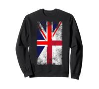 Banderas de Reino Unido e Inglaterra - Inglés británico Sudadera