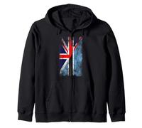 Banderas de Reino Unido y Botswana - Motswana británica, Batswana Sudadera con Capucha