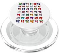Banderas del Mundo Internacional Country Flags Girl Coquette PopSockets PopGrip para MagSafe