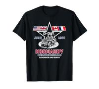 Banderas Estelares del Día D Operación de Normandía Overlord 6 de Junio de 1944 Camiseta