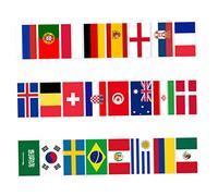 Banderas internacionales de mano, 50 Uds. Mini banderines nacionales para eventos y fiestas mundiales