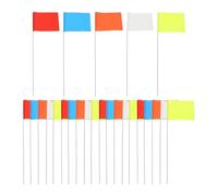 Banderas Marcadoras para Césped 50 Piezas Pvc Poste de Acero | Jardín y Exterior, Ligeras y Portátiles, Señalización de Hitos y Carteles, Suministros de Jardinería