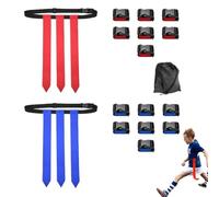 Banderas para Flag Football Material de Entrenamiento Ajustable para 14