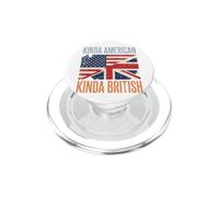 Banderas patrióticas de Inglaterra de Estados Unidos un Poco Americanas un Poco PopSockets PopGrip para MagSafe