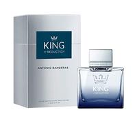 BANDERAS Perfumes, King of Seduction, Eau de Toilette para Hombre, Larga duración, Fragancia masculina, intensa y energética, Notas de bergamota y manzana, Optimo para uso diario, 100 ml