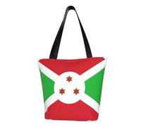 Banderín de Burundi para mujer, bolso de hombro de moda, bolso de compras, adecuado para viajes de fin de semana, bolsa de mensajero