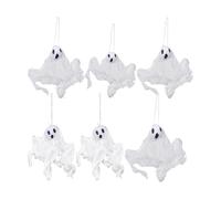 Banderines ajustables de fantasmas de Halloween para varias edades, ideales para cafeterías, balcones o disfraces, temas de fiesta, divertidos espectros, fondos de fiesta