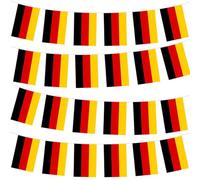 Banderines de Alemania para el Mundial de Fútbol 2026, 60 banderines de Alemania, artículo para fans de Alemania Mundial de Fútbol 2026, decoración de jardín para días de juego (1 unidad, 14 x 21 cm