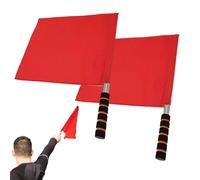 Banderines de árbitro, accesorios deportivos de 2 piezas de alta visibilidad, accesorio de arbitraje voleibol, para carreras, entrenamiento, juegos, partidos, competiciones, voleibol,