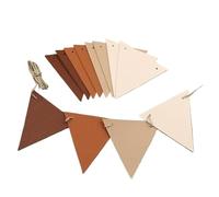 Banderines Decorativos 1Set Of Outdoor Camping Tents Flags, Festive Birthday Decoration, Long Triangle(Color2)