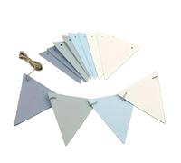 Banderines Decorativos 1Set Of Outdoor Camping Tents Flags, Festive Birthday Decoration, Long Triangle(Color3)