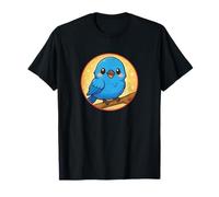 Banderines índigo súper Lindos con diseño de pájaro de Anime Camiseta