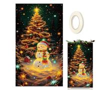 Banderines para Puerta de Navidad, 70 x 35 Pulgadas, Decoraciones navideñas, Suministros de Fluorescentes, decoración de Navidad de la Puerta Frontal, para Interior, Exterior, jardín, Invierno