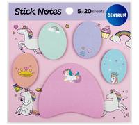 Banderitas adhesivas centrum unicorn pack de 5