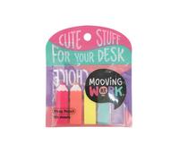 Banderitas adhesivas mooving lapiz colores blister de 5