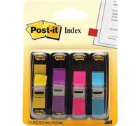 Post-it Banderitas separadoras 683-4Ab Dispensador 4 colores brillantes