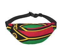 Banderola de viaje con bandera de Vanuatu a la moda, adecuada para deportes, correr, ciclismo, viajes, pesca, bolsa cruzada grande para niños, bolsa de cintura cruzada