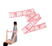 Bandes D'Étirement Pour Le Sport, Bande Élastique De Fitness À 8 Secciones - Bandes De Résistance Pour Les Jambes, 33.46 x 1.57 PoucesÉtirement Exercice Danse Pilates Gymnastique Maison