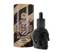 BANDIDO Aceite de barba 40 ml - Aceite para barba con diseño de calavera para hombres - Barbershop - Aceite para el cuidado de la barba con pipeta | Suero para barba de 3 días o barba completa |