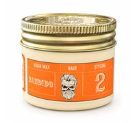 Bandido Aqua Hair Wax nº 2 125 ml - Cera para el cabello con brillo para | Cera de gel a base de agua para peinados de hombre definidos con un estilo flexible y acabado brillante.