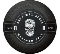 Bandido Aqua Wax Black No.8 450 ml - Cera para el pelo para hombre Maximum Hold - Aqua Hair Wax - Ultra fuerte agarre - Fragancia masculina - Wet Look Styling Cera a base de agua - Calidad profesional