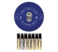 Bandido Aqua Wax Blue No.5 450 ml - Cera para el pelo para hombre con agarre extremadamente fuerte - Aqua Hair Wax con aroma a goma - Cera de peinado para aspecto húmedo - Gel de pelo a base de agua