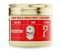 BANDIDO Cera en Gel para el Cabello Aqua No.7 Red - Cera para el Cabello Hombre Tenuta Fuerte y Brillo Intenso - Cera Cabello Hombre con Aroma Frutal 125ml | Efecto Mojado Profesional