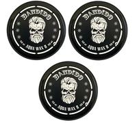 Bandido Hair Wax Nr.8 - Lote de 3 tarros de cera para hombre (150 ml)