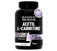 Bandini® Acetil L-Carnitina 250 cápsulas | 3000 mg por porción diaria |
