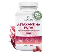Bandini® Astaxantina pura 270 cápsulas para 9 meses | 8 Mg por dosis diaria
