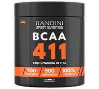 Bandini® BCAA 4.1.1 500 comprimidos | Aminoácidos ramificados bcaa 4:1:1 | L-Leucina, L-Isoleucina, L-Valina con Vitamina B1 y B6 | Vegano | Complemento Alimenticio Pre y Post Entrenamiento
