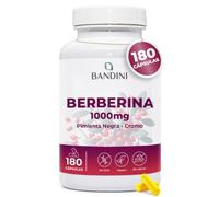 Bandini® Berberina 1000 mg - 180 cápsulas veganas - Cromo y Pimienta Negra