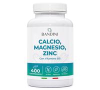 Bandini® Calcio, Magnesio, Zinc + Vitamina D3 y K2 MK7 | 400 Comprimidos