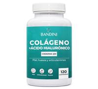 Bandini® Colágeno y Ácido Hialurónico - Colágeno Hidrolizado, 120 Tabletas | Enriquecido con Coenzima Q10 - 1000 mg con Ácido Hialurónico para Piel, Huesos y Articulaciones