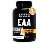 Bandini® EAA Aminoácidos Esenciales - Con 9 Essential Amino Acids Pre intra y Post Entrenamiento - Promueve el crecimiento y la recuperación muscular - Comprimidos veganos y sin azúcar (150 tabletas)