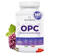 Bandini® Extracto de Semilla de Uva OPC 365 Cápsulas, 6 meses | Alta dosis