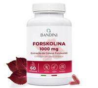 Bandini® Forskolina Pura 1000mg de Concentración 60 Cápsulas Veganas, Potente Suplemento del Extracto de Coleus Forskohlii 35:1, Apoyo Para las Dietas Keto, Bajas en Grasas y Carbohidratos, Sin OMG