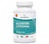 Bandini® Glutatión Liposomal 60 Cápsulas Veganas - L-Glutatión Setria Alta Dosis, Absorción y Biodisponibilidad - L-Glutathione Reducido y Bioactivo - Antioxidante y Antienvejecimiento - Libre de OMG
