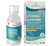 Bandini® Glutatión Liposomal con Vitamina C - 250ml Líquido - 250 mg de L-Glutatión reducido Setria® + 790 mg de Vitamina C por ración - Máxima biodisponibilidad - Potente Antioxidante natural