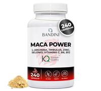 Bandini® MACA POWER 240 Cápsulas - Maca Negra Andina + Arginina Kyowa®