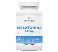 Bandini® Melatonina Pura 1,9 mg - 200 Comprimidos Veganas - más de 6 meses | Inductor del Sueño Natural - Fácil de Tragar, Suplemento para un Mejor Descanso, Fuerte para Dormir
