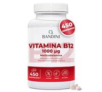 Bandini® Vitamina B12 1.000mcg 450 Comprimidos, Metilcobalamina pura 1000µg