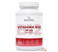 Bandini® Vitamina B12 Sublingual 120 Comprimidos - Suplemento Vitamínico