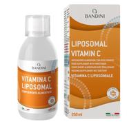 Bandini® Vitamina C Liposomal Líquida Vegana, Complemento 1000 mg | Alta Dosificación y Absorción, Máxima Biodisponibilidad, Antioxidante, Libre de OGM, 250ml con vaso Dosificador
