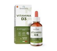 Bandini® Vitamina D3 2000 U.I. por gota | Vitamin D Liquida Pura | Colecalciferol en aceite de oliva virgen extra | Suplementos Vitaminicos Alta biodisponibilidad | 30ml - 840 gotas | Sin Aditivos