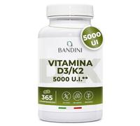 Bandini® Vitamina D3 K2 365 Comprimidos 30000 UI al mes, Vitamina D 5000 UI