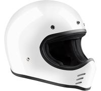 Bandit HMX-ECE Casco de motocicleta, blanco, tamaño L para Hombres