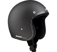 Bandit Jet Premium Line Casco Jet, negro, tamaño S para Hombres